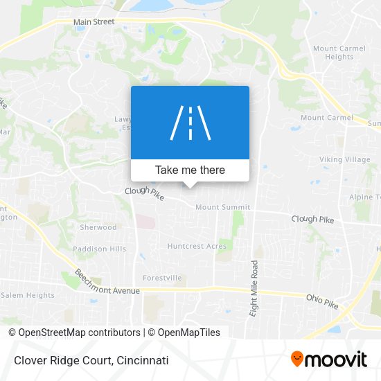 Clover Ridge Court map