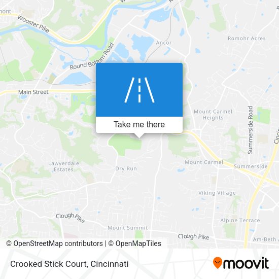 Crooked Stick Court map