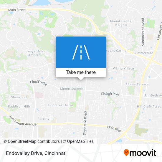 Endovalley Drive map