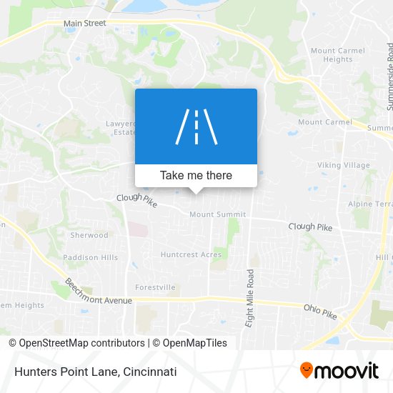 Mapa de Hunters Point Lane