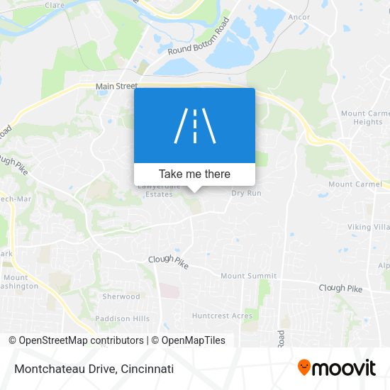 Montchateau Drive map