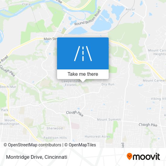 Mapa de Montridge Drive