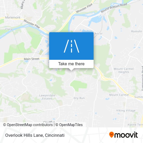 Mapa de Overlook Hills Lane
