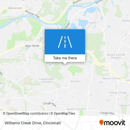 Williams Creek Drive map