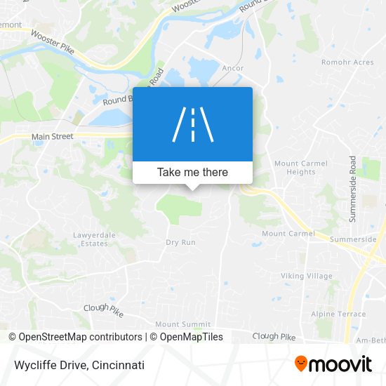 Mapa de Wycliffe Drive