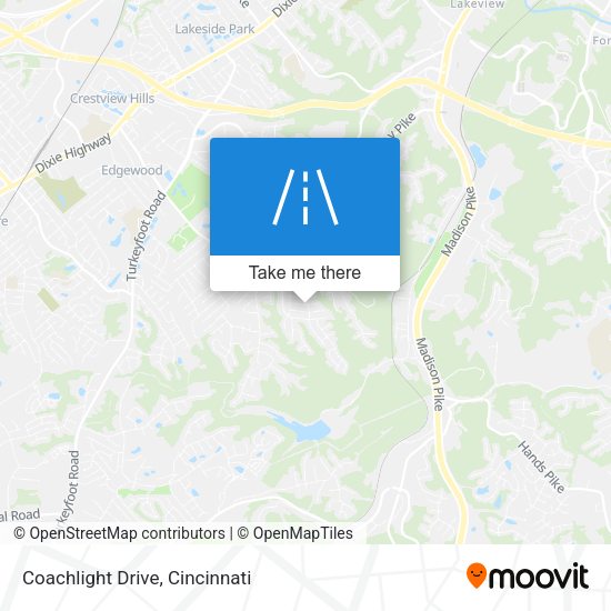 Coachlight Drive map