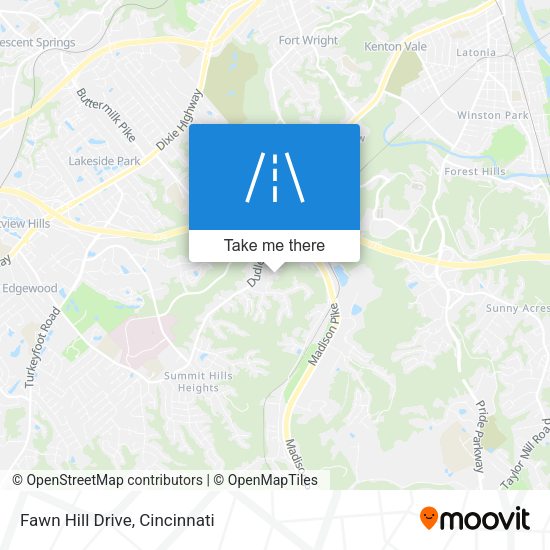 Fawn Hill Drive map