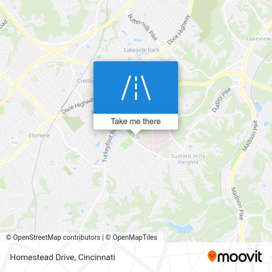 Mapa de Homestead Drive