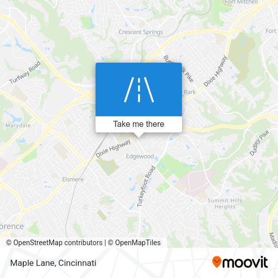 Mapa de Maple Lane