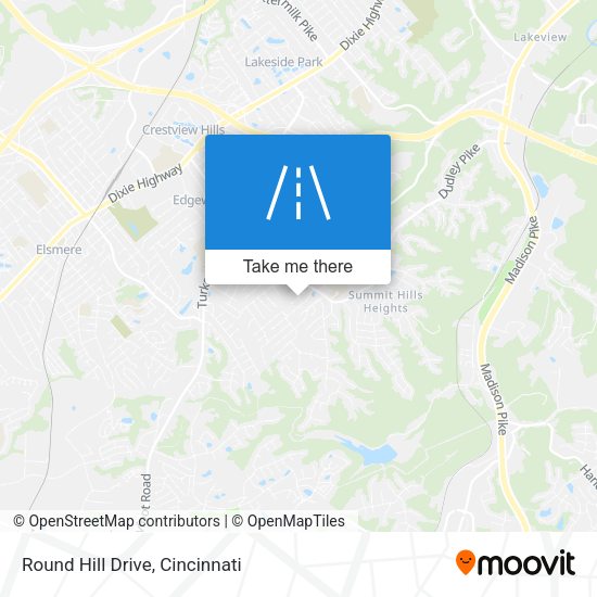 Mapa de Round Hill Drive