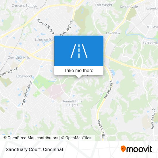 Mapa de Sanctuary Court