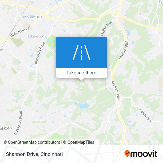 Mapa de Shannon Drive