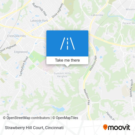 Strawberry Hill Court map