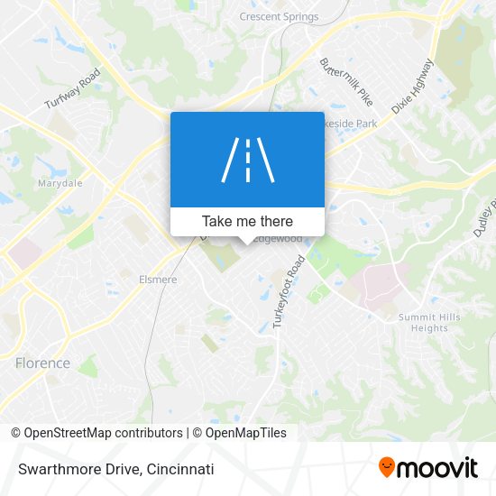 Swarthmore Drive map