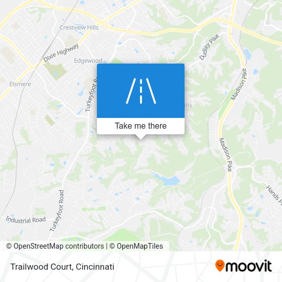 Mapa de Trailwood Court