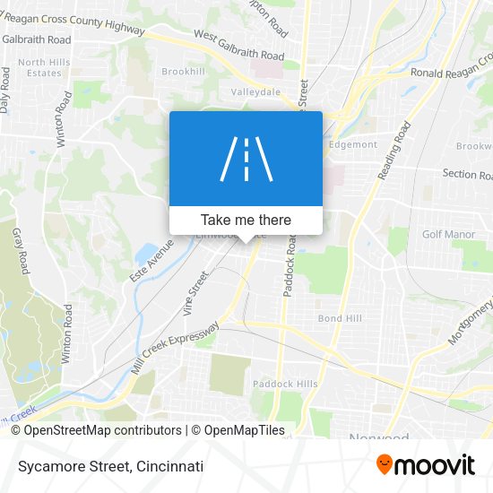 Mapa de Sycamore Street
