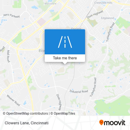 Mapa de Clowers Lane