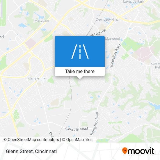 Mapa de Glenn Street