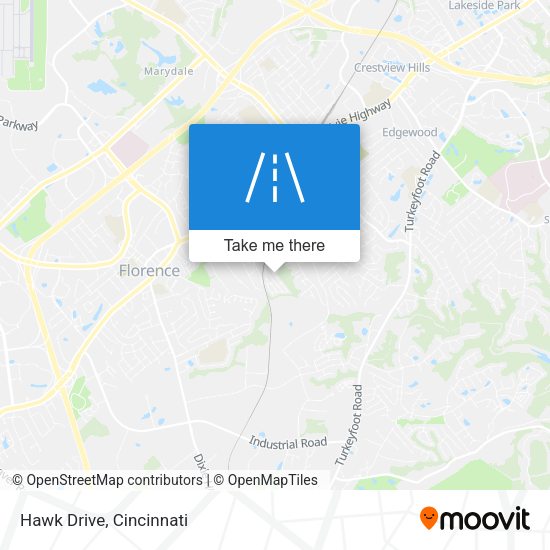 Mapa de Hawk Drive