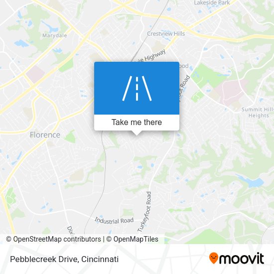 Mapa de Pebblecreek Drive