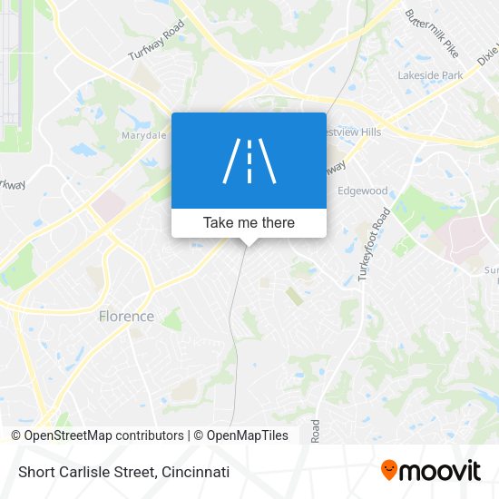 Short Carlisle Street map