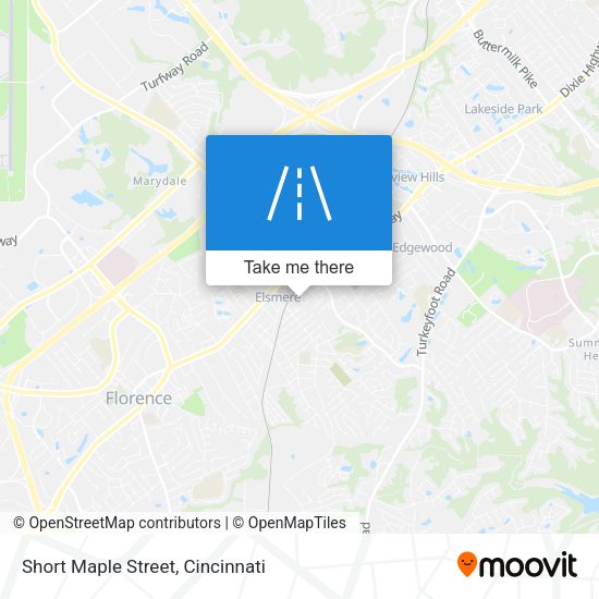 Mapa de Short Maple Street