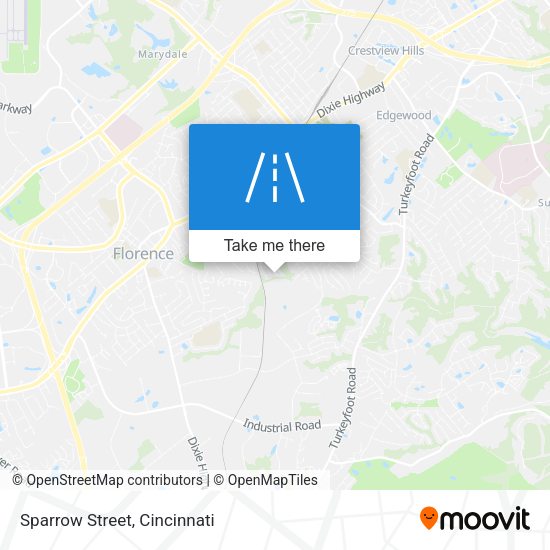 Mapa de Sparrow Street