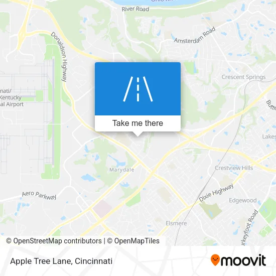 Apple Tree Lane map