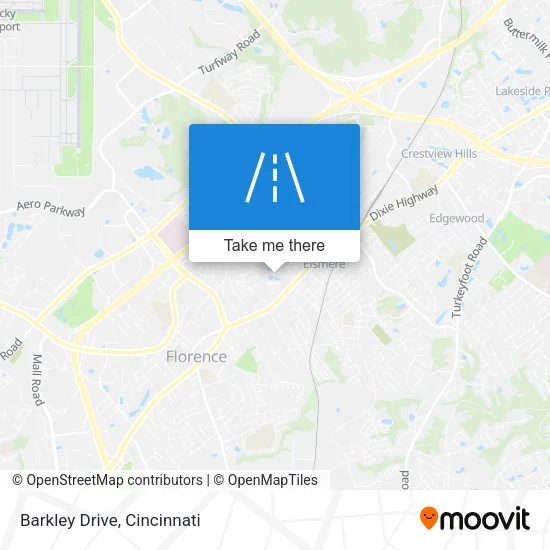 Barkley Drive map