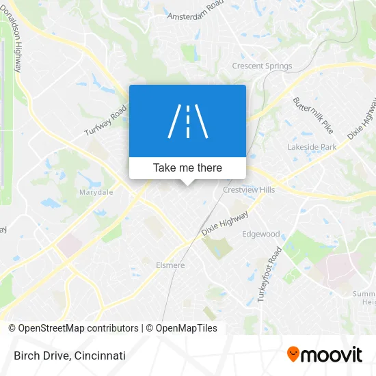 Birch Drive map