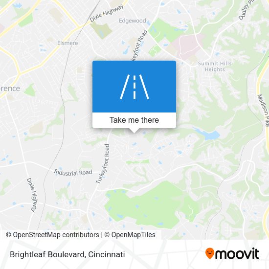 Brightleaf Boulevard map