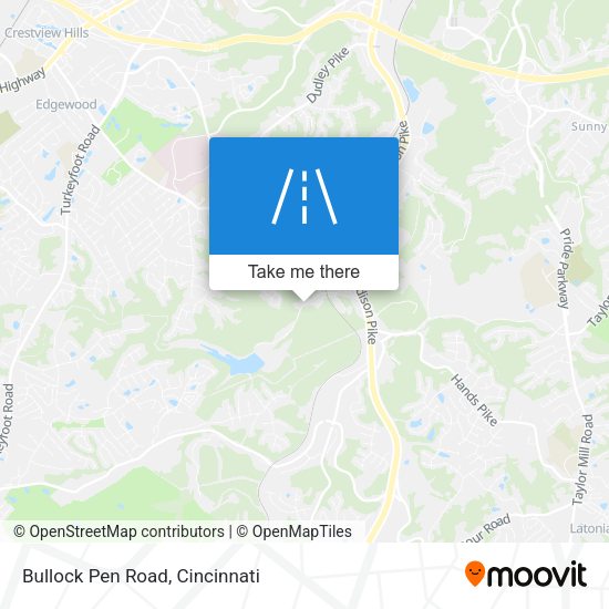 Mapa de Bullock Pen Road