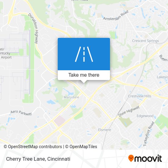 Mapa de Cherry Tree Lane
