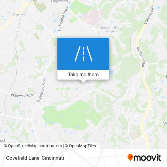 Covefield Lane map