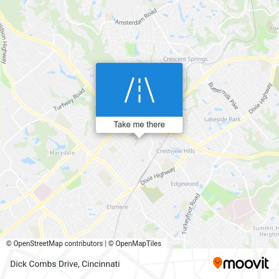 Mapa de Dick Combs Drive
