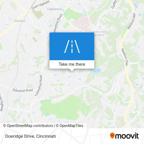 Mapa de Doeridge Drive