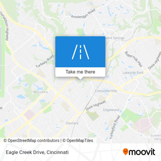 Mapa de Eagle Creek Drive