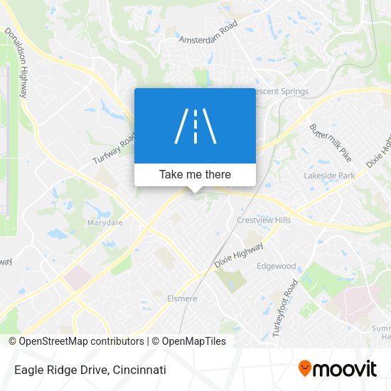 Mapa de Eagle Ridge Drive