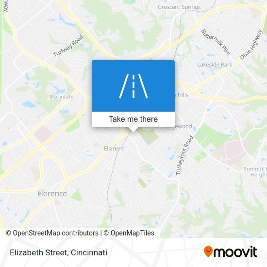 Elizabeth Street map
