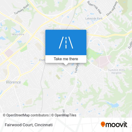 Mapa de Fairwood Court