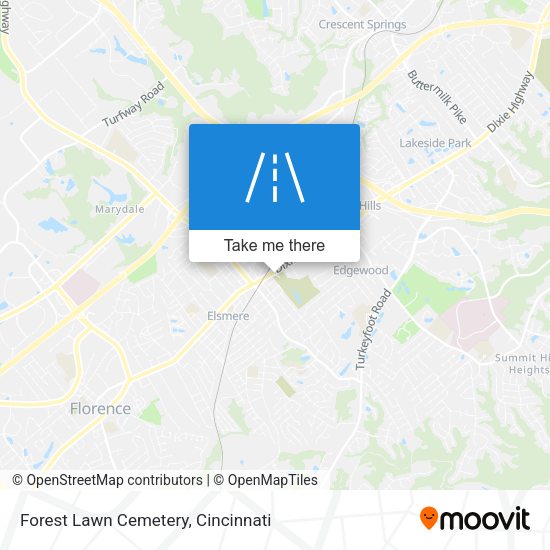 Forest Lawn Cemetery map