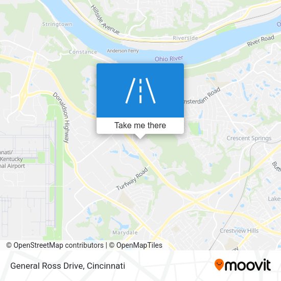 General Ross Drive map