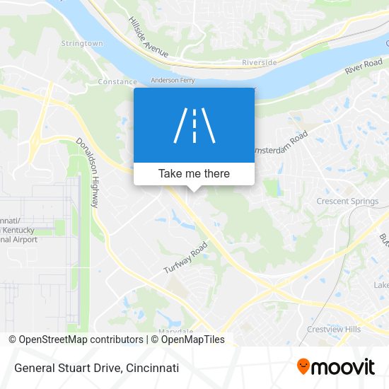General Stuart Drive map