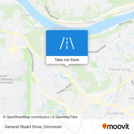 General Stuart Drive map