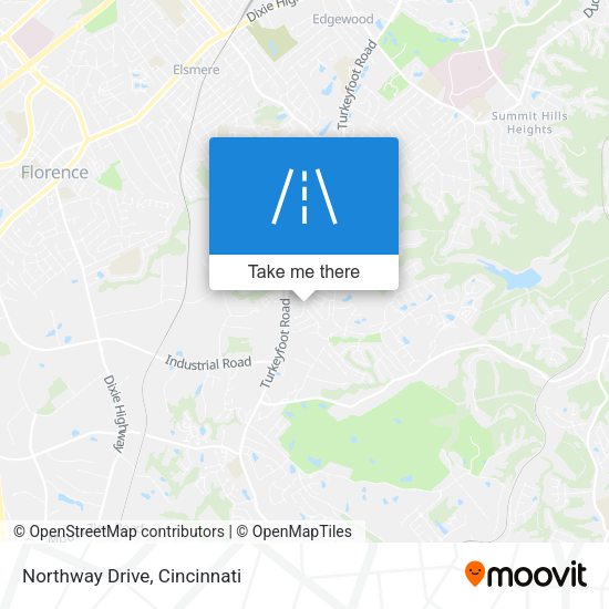 Mapa de Northway Drive