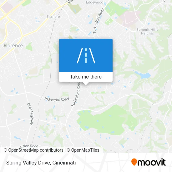 Spring Valley Drive map