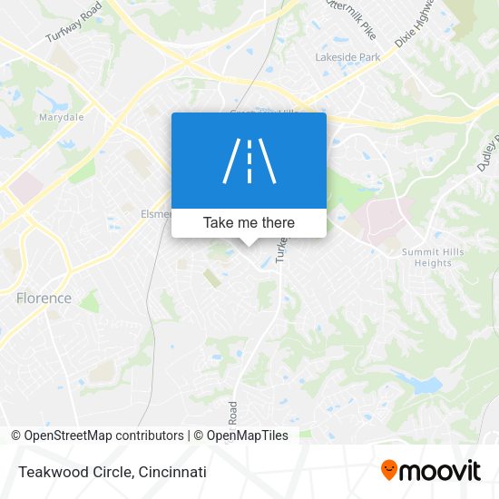 Teakwood Circle map