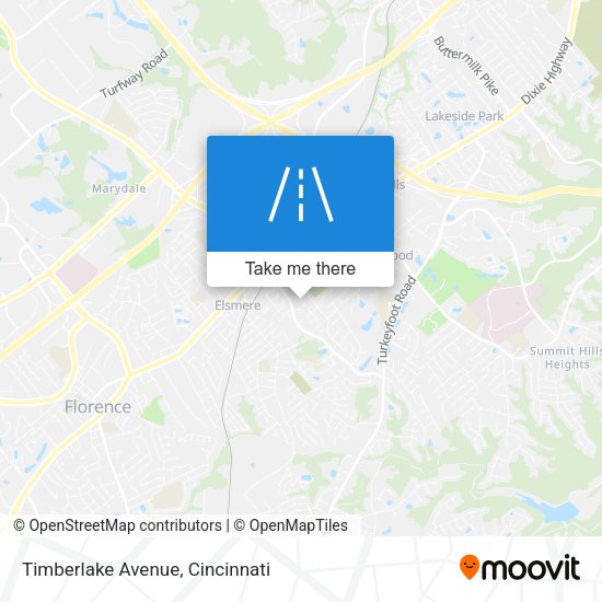 Timberlake Avenue map