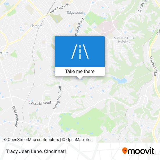 Mapa de Tracy Jean Lane