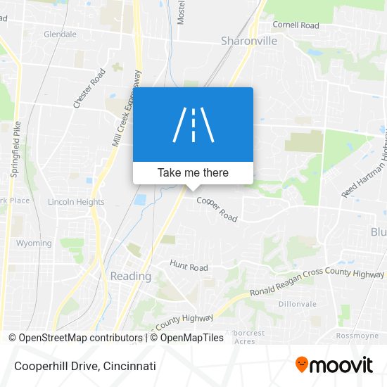 Mapa de Cooperhill Drive